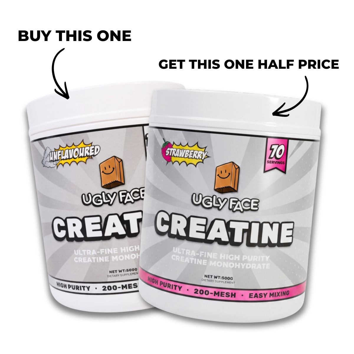 CREATINE BOGO 1/2 PRICE