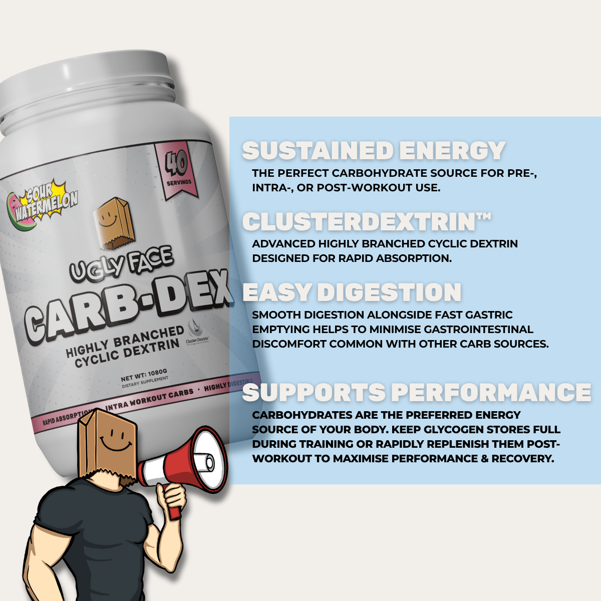 UGLYFACE® CARB-DEX