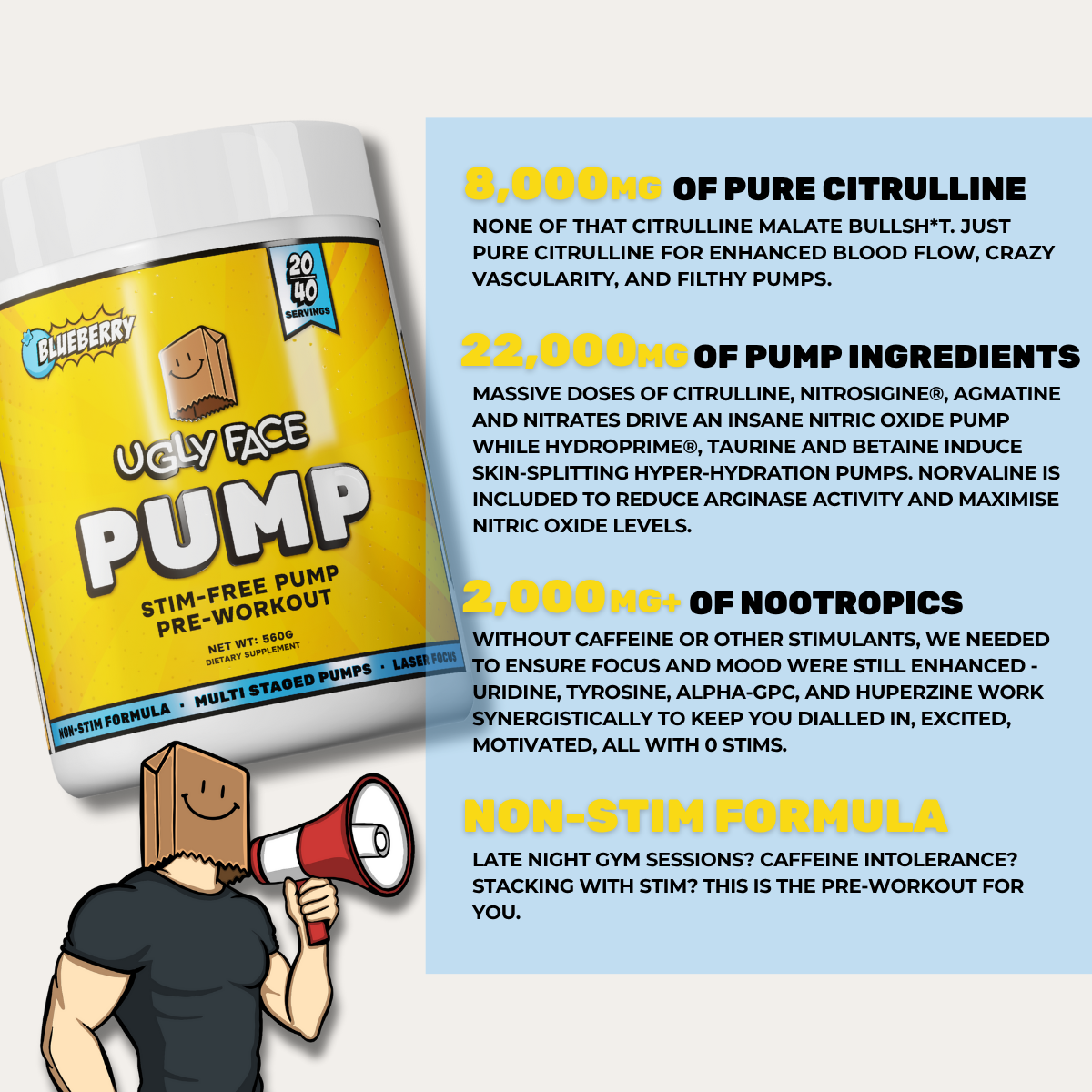 UGLYFACE® PUMP