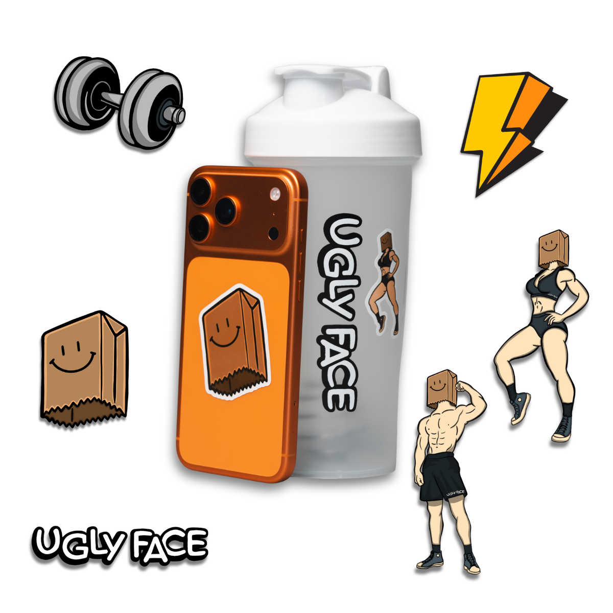 UGLYFACE® STICKER PACK | CLASSIC